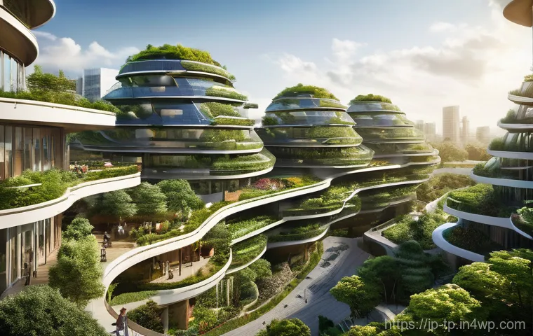 생태계 중심 사고의 실천 방법 - **Title: The Harmony of Sustainable Cities**
    **Prompt:** A wide, breathtaking landscape view of ...