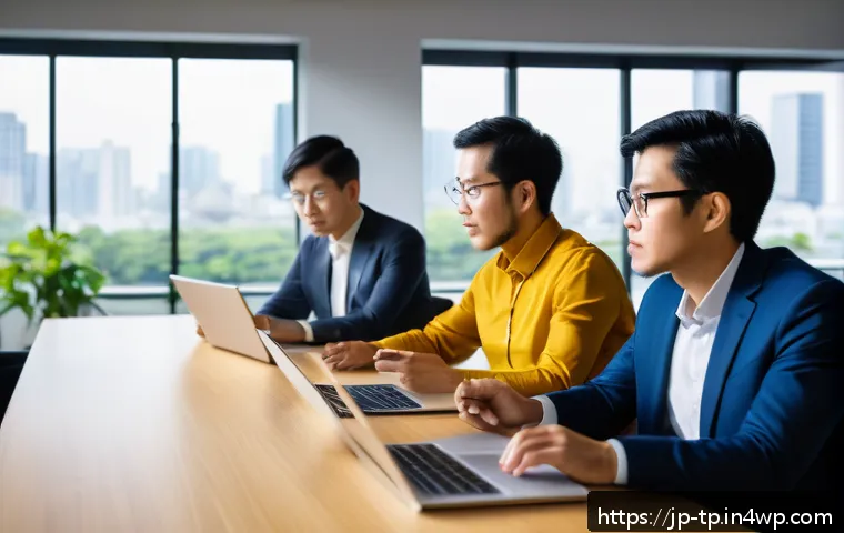 생태계 중심 사고를 위한 커뮤니티 접근법 - A diverse group of professionals from different industries and cultural backgrounds engaged in a dyn...
